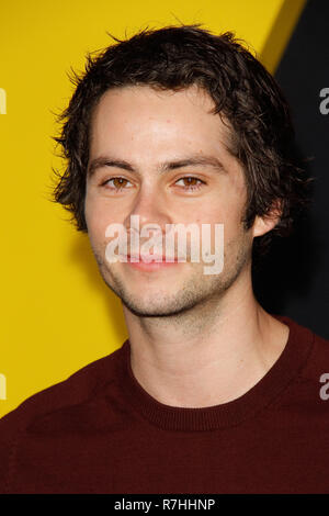 Los Angeles, USA. 9. Dez 2018. Dylan O'Brien bei der Premiere von Paramount Pictures' 'Hummel' an der TCL Chinese Theatre in Hollywood, CA, 9. Dezember 2018 statt. Foto von Joseph Martinez/PictureLux Credit: PictureLux/Hollywood Archiv/Alamy leben Nachrichten Stockfoto
