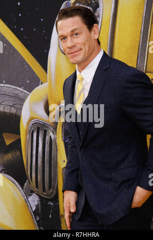 Los Angeles, USA. 9. Dez 2018. John Cena bei der Premiere von Paramount Pictures' 'Hummel' an der TCL Chinese Theatre in Hollywood, CA, 9. Dezember 2018 statt. Foto von Joseph Martinez/PictureLux Credit: PictureLux/Hollywood Archiv/Alamy leben Nachrichten Stockfoto
