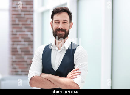 Moderne business Mann im Büro Stockfoto