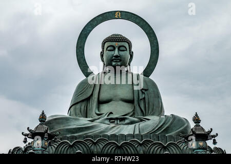 Die takaoka emblematischen Großen Buddha ist eine der drei Großen Buddha Statuen von Japan. Stockfoto