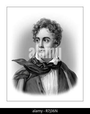 Lord Byron 1788 - 1824 englischer Dichter Stockfoto