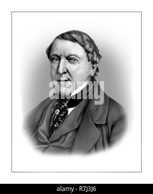 Gioachino Rossini 1792 - 1868 Italienischer Komponist Stockfoto