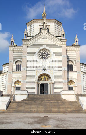 Mailand, Italien. Berühmte Wahrzeichen - Famedio Kapelle auf dem Monumental Cemetery (Cimitero Monumentale). Stockfoto