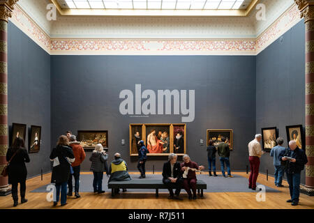 Galerie im Rijksmuseum in Amsterdam, Niederlande Stockfoto