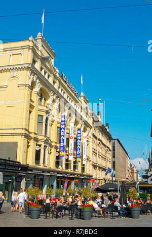 Sepän Aukio Kolmen, drei Smiths Square, Aleksanterinkatu, Helsinki, Finnland Stockfoto