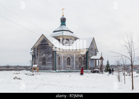 Region Nizhny Novgorod. Im Dienst an der Kirche, Russland Stockfoto