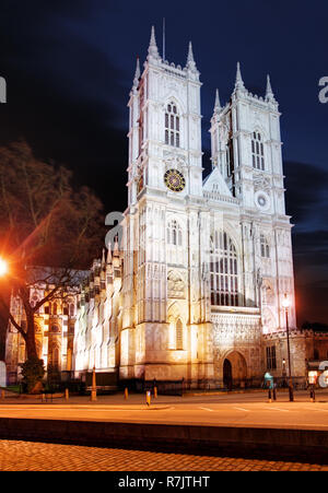 Westminster Abbey (die Stiftskirche St. Peter in Westminster) Stockfoto