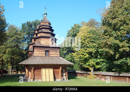 Alte hölzerne christliche Kirche, Lemberg, Oblast Lwiw, Ukraine Stockfoto