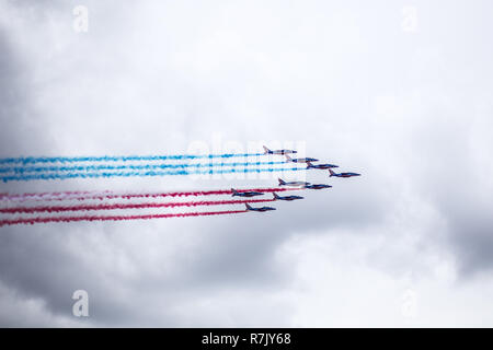 Patrouille de France Jets an der Tour de France 2017 Stockfoto