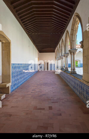 Waschen Kreuzgang oder Claustro da Lavagem, Kloster von Christus, UNESCO-Weltkulturerbe, Tomar, Santarém, Portugal Stockfoto