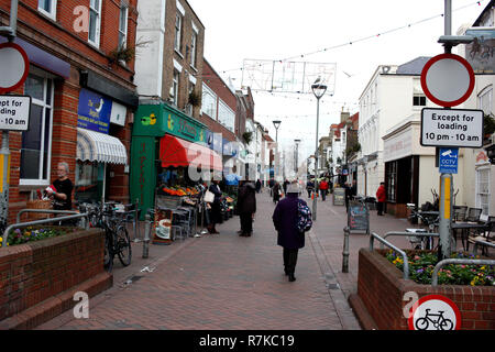 Angebot der Stadt in der Grafschaft Kent uk Dezember 2018 Stockfoto