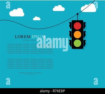 Ampelsymbol, Vector Illustration, eps Stock Vektor