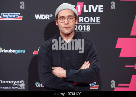 Bochum, Deutschland. 07 Dez, 2018. Axel BOSSE, Musiker, Sänger, Sängerin, Porträt, auf dem roten Teppich der EinsLive Krone Zeremonie am 06.12.2018 in Bochum/Deutschland | Verwendung der weltweiten Kredit: dpa/Alamy leben Nachrichten Stockfoto