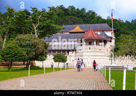 Tempel des Zahns in Kandy Stockfoto