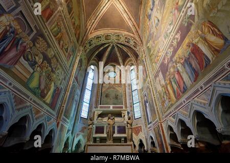 Italien, Venetien, Padua, Padua, Cappella degli Scrovegni Kapelle, Fresken von Giotto Stockfoto