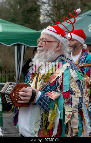 Samstag, 08 Dezember 2018-T er jährliche Lymm Dickensian Festival in Warrington, Cheshire, England, UK. Stockfoto