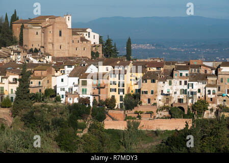 Überblick über San Miniato Stockfoto