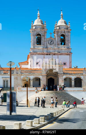 Nossa Senhora da Nazaré Kirche, Nazaré, Estremadura, Ribatejo, Portugal Stockfoto