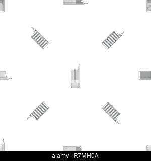 Sky Scraper Symbol. Überblick Abbildung: Sky Scraper vektor Symbol für Web Design auf weißem Hintergrund Stock Vektor