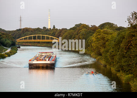 Rhein-herne-Kanal in Oberhausen, Nordrhein-Westfalen, Deutschland Stockfoto