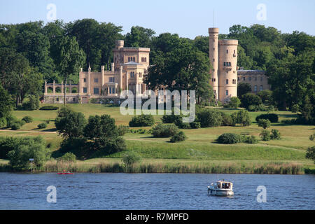 Brandenburg Potsdam Schloss Babelsberg Glienicker See Stockfoto