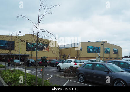 Warner Bros Studio Tour - die Herstellung von Harry Potter ist ein Publikumsmagnet in Leavesden, London, UK, bewahrt und präsentiert das ikonische Requisiten. Stockfoto