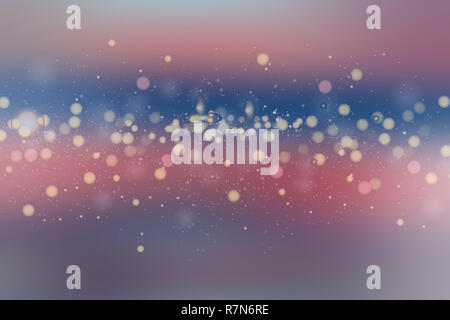 Schönes Bokeh aus verschwommen Lichter auf bunte hintergrund, Abstrakt defokussierten Bunte verschwommenen Hintergrund. Abstrakte hellen Hintergrund Stockfoto
