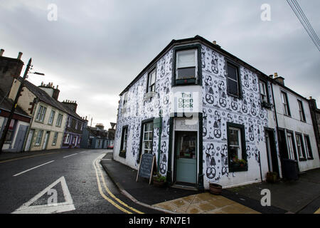 The Open Book in Wigtown, Airbnb Buchhandlung in dem kleinen Dorf im Südwesten Schottlands, der schottischen National Book Town, Dumfries und Galloway Region Stockfoto