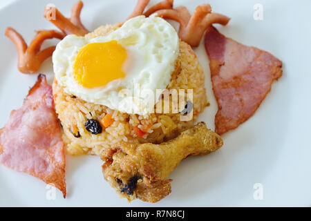 Thai Food, Amerikanische gebratener Reis Stockfoto