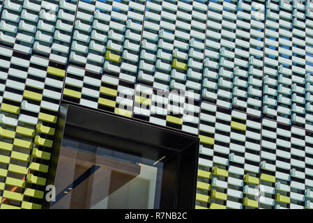 Detail der Fassade. U60, Sydney, Australien. Architekt: Custance Associates, 2018. Stockfoto