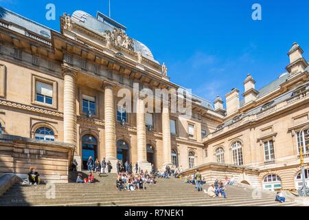 Frankreich, Paris, Bereich als Weltkulturerbe von der UNESCO, der Ile de la Cite, Palais de la Justice aufgeführt Stockfoto