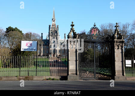 Fettes College, eine unabhängige private Schule in Edinburgh, Schottland Stockfoto