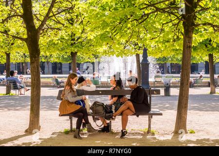 Frankreich, Paris, im Garten des Palais Royal Stockfoto