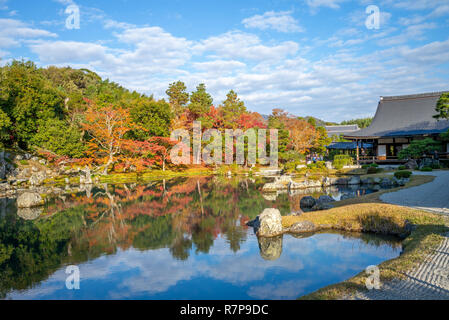 Sogenchi Teien in Tenryuji Temple, arashiyama, Kyoto Stockfoto