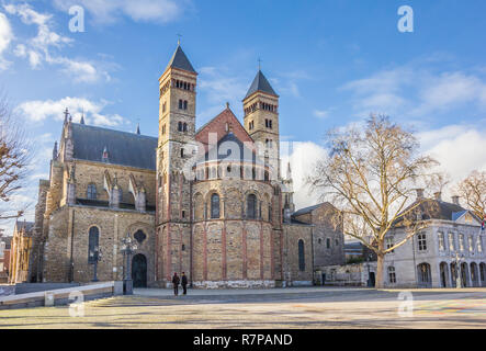 Sankt Servatius Kirche am Vrijthof in Maastricht, Niederlande Stockfoto