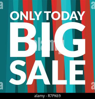 Verkauf banner Template Design große Verkauf Angebot Stock Vektor