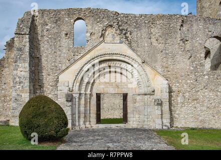 Frankreich, Yvelines, Montchauvet, Dorf der französischen, Kirche von Sainte Marie Madeleine Stockfoto