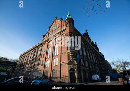 (181211) - Newcastle, Dez. 11, 2018 (Xinhua) - Foto an November 2, 2018 zeigt das Äußere des Tyne & Wear Archive in Newcastle, Großbritannien. Neu entdeckte Pläne in der Britischen Archiv Details des legendären Chinesischen Kriegsschiff Zhiyuan (auch als Chih Yuen bekannt) mehr als 120 Jahren während der Ersten Japanisch-Chinesischen Krieg zerstört. (Xinhua / Han Yan) (Wsw) Stockfoto