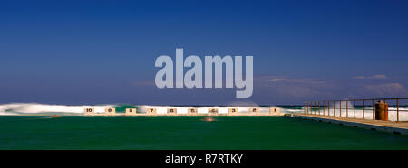 Merewether Ocean Bäder in der Nähe von Newcastle, NSW, Australien Stockfoto