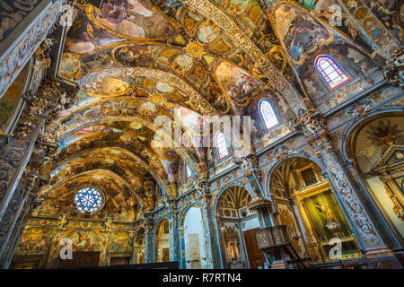San Nicolas Kirche. Sixtinische Kapelle von Valencia. Barockes Fresko. Valencia. Comunidad Valencia. Spanien. Europa Stockfoto