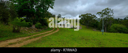 Blick auf die Weinberge im Mount View Bereich des Hunter Valley, NSW, Australien Stockfoto
