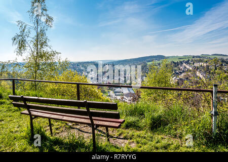 Blick ins Vogtland Stockfoto