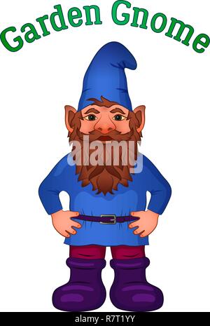 Cartoon Garten Gnome Stock Vektor