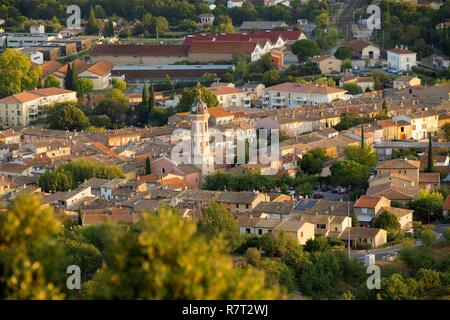 Frankreich, Var, Dracenie, Walddorfhaeslach Stockfoto