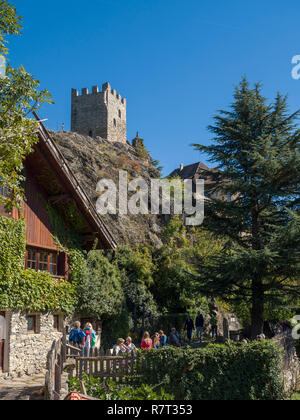 Museum Schloss Juval, Vinschgau, Region Süd Tyrol-Bolzano, Italien, Europa Stockfoto