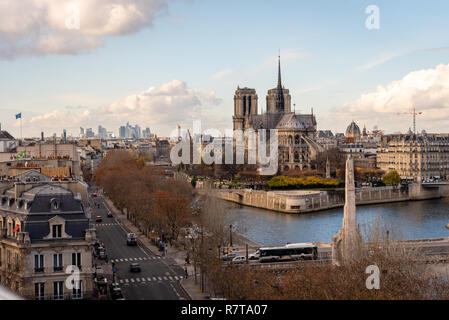 Kathedrale Notre-Dame in Paris, Frankreich Stockfoto