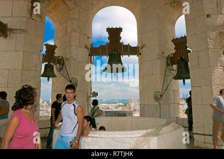 Dom - West Tower - 18. Jahrhundert, Cadiz, Andalusien, Spanien, Europa. Stockfoto