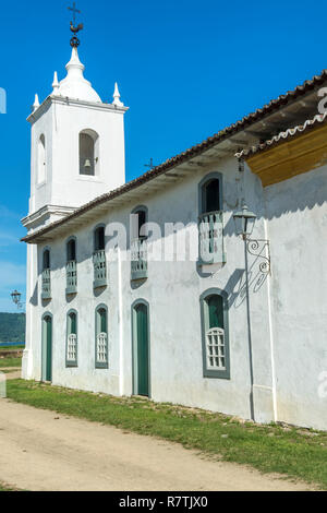 Capela de Nossa Senhora das dores Kapelle, Paraty, Rio de Janeiro, Brasilien Stockfoto