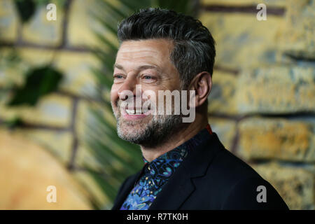 HOLLYWOOD, Los Angeles, CA, USA - 28. NOVEMBER: Schauspieler Andy Serkis kommt an der Los Angeles Premiere von Netflix 'Mowgli: Legende Der Dschungel" am ArcLight Hollywood Kino am November 28, 2018 in Hollywood, Los Angeles, Kalifornien, Vereinigte Staaten. (Foto von Xavier Collin/Image Press Agency) Stockfoto