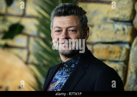 HOLLYWOOD, Los Angeles, CA, USA - 28. NOVEMBER: Schauspieler Andy Serkis kommt an der Los Angeles Premiere von Netflix 'Mowgli: Legende Der Dschungel" am ArcLight Hollywood Kino am November 28, 2018 in Hollywood, Los Angeles, Kalifornien, Vereinigte Staaten. (Foto von Xavier Collin/Image Press Agency) Stockfoto